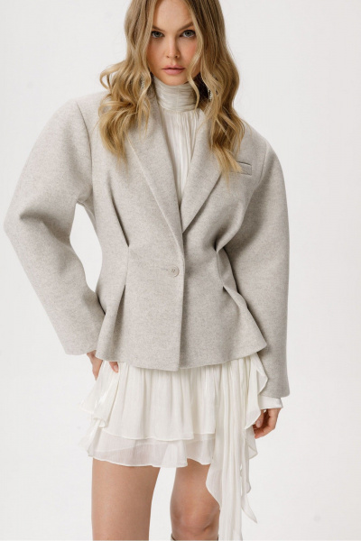 Жакет PiRS 6416 бежевый - фото 4