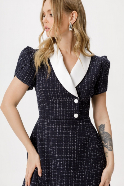 Платье PiRS 6421 синий - фото 7