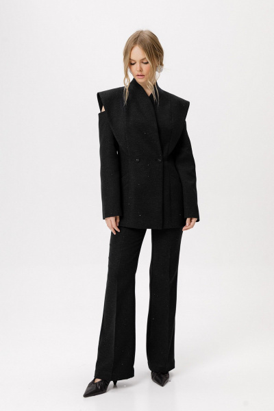 Брюки, жакет PiRS 6422 черный - фото 4