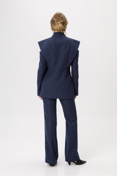 Жакет PiRS 6423 синий - фото 7