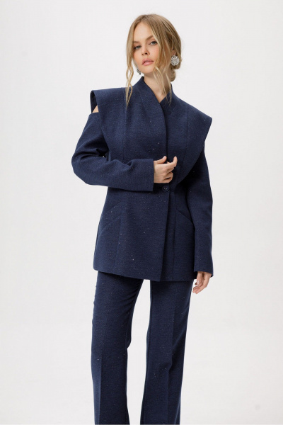 Жакет PiRS 6423 синий - фото 1