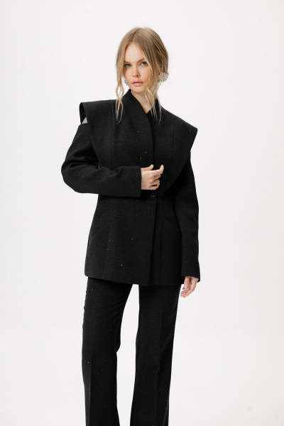 Жакет PiRS 6423 черный - фото 6