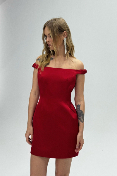 Платье PiRS 6425 красный - фото 7