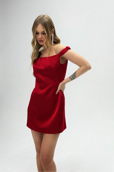 Платье PiRS 6425 красный - фото 6