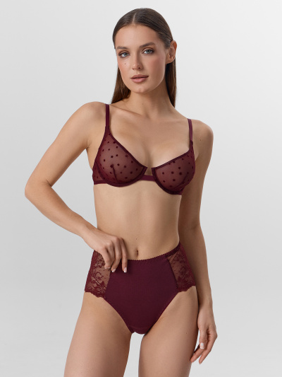 Бюстгальтер Mark Formelle 512526/25-36759Ц-10 звезды_на_бордовом - фото 6