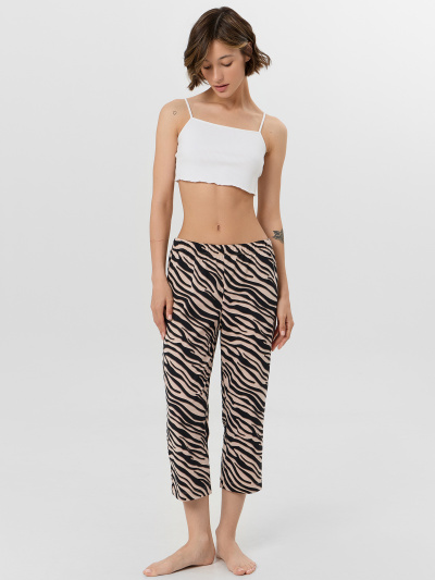 Бриджи Mark Formelle 522241/25-39112ПП-0 зебра_на_холодном_бежевом - фото 5