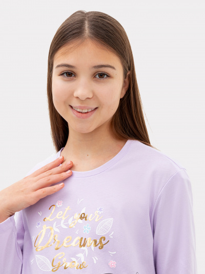 Брюки, джемпер Mark Formelle 567740/22/24393ПП-0 св.лиловый_розовая_полоска_3_сл_на_пол_(фольга) - фото 10