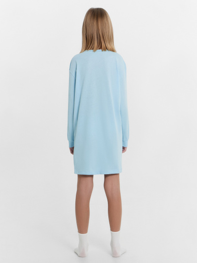 Сорочка Mark Formelle 577718/24-26242ПП-0 насыщенный_голубой_печать_3_сл_на_пол - фото 7