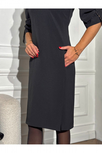 Платье Dilana VIP 2114 черный_ - фото 12