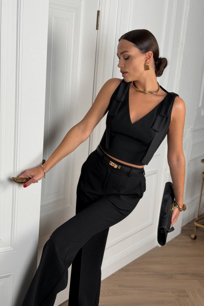 Топ T.N.D М166 черный - фото 3