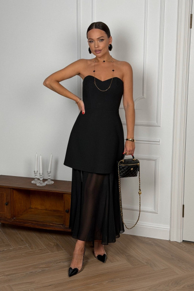 Платье T.N.D М242 черный - фото 13