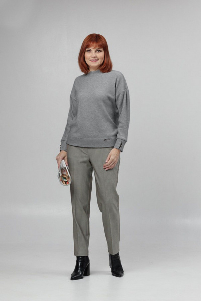 Джемпер Соджи 639 серый - фото 1