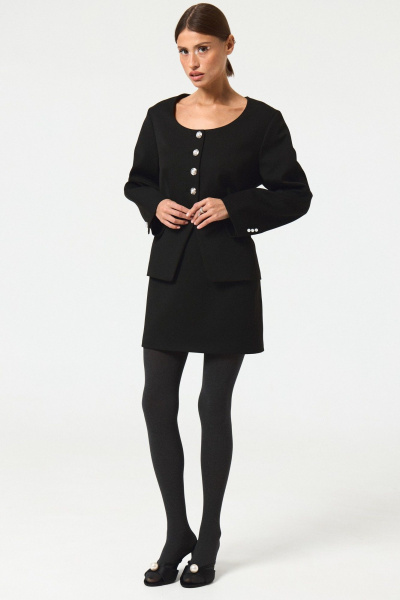 Жакет, юбка ATTIKA A3451 черный - фото 2