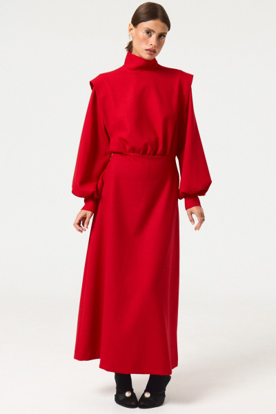 Платье ATTIKA A3452 красный - фото 1