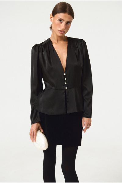 Блуза ATTIKA A3456 черный - фото 1