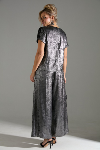 Блуза, брюки LM К180143 серый_шиммер - фото 6