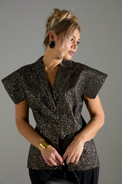 Брюки, жилет LM К132098 парча - фото 7