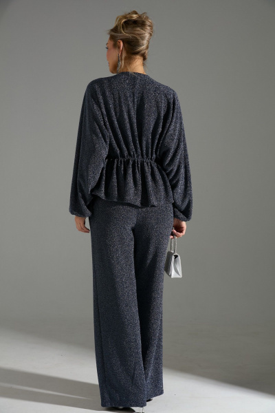 Блуза, брюки LM К4849 синий - фото 8