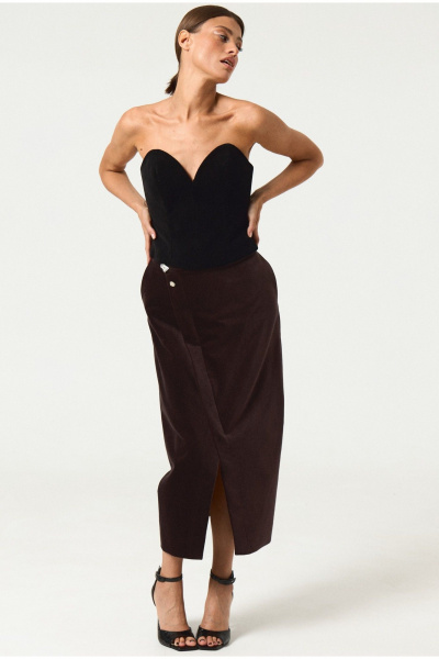 Юбка ATTIKA A3464 коричневый - фото 2