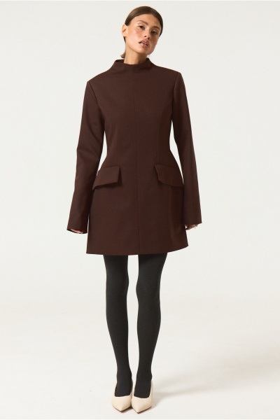 Платье ATTIKA A3475-1 коричневый - фото 2