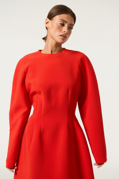 Платье ATTIKA A3476 красный - фото 4