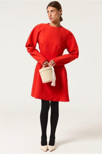 Платье ATTIKA A3476 красный - фото 3