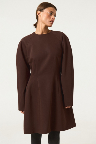 Платье ATTIKA A3476-1 коричневый - фото 2