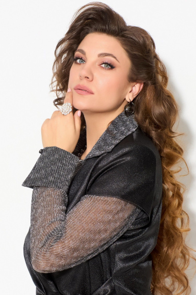 Блуза Fita 20604 черный - фото 5