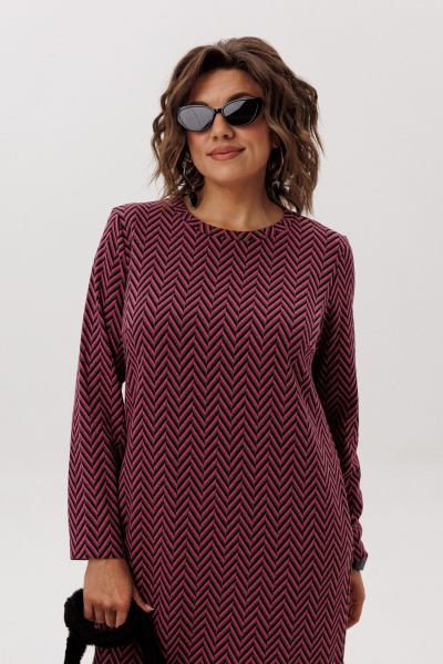 Платье Anelli 1755 рябиновая_волна - фото 8