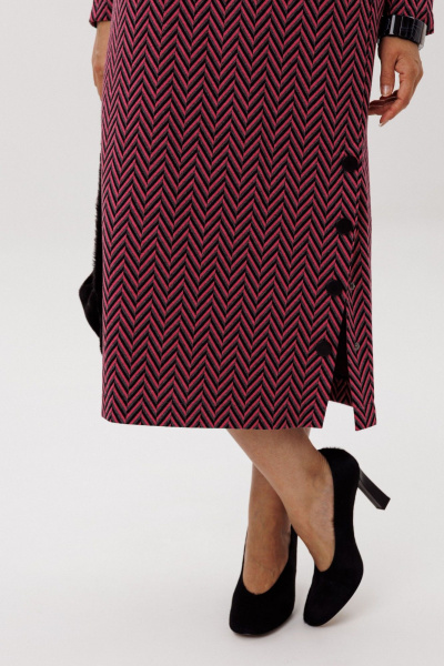 Платье Anelli 1755 рябиновая_волна - фото 6