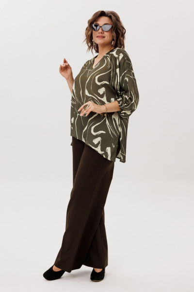 Блуза Anelli 1665 лесная_осока - фото 9