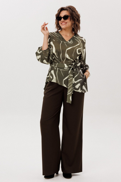 Блуза Anelli 1665 лесная_осока - фото 5