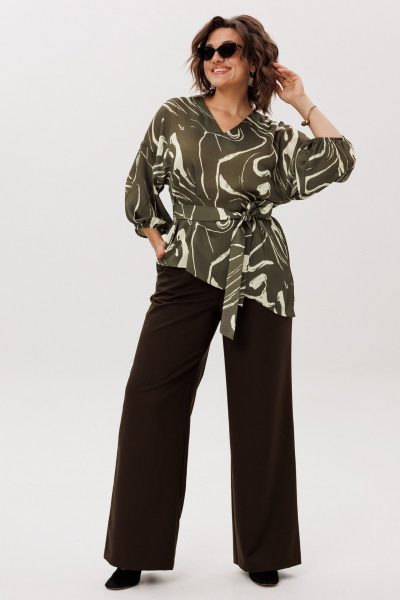 Блуза Anelli 1665 лесная_осока - фото 3