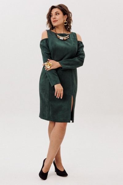 Платье Anelli 1757 мягенький_мох - фото 7