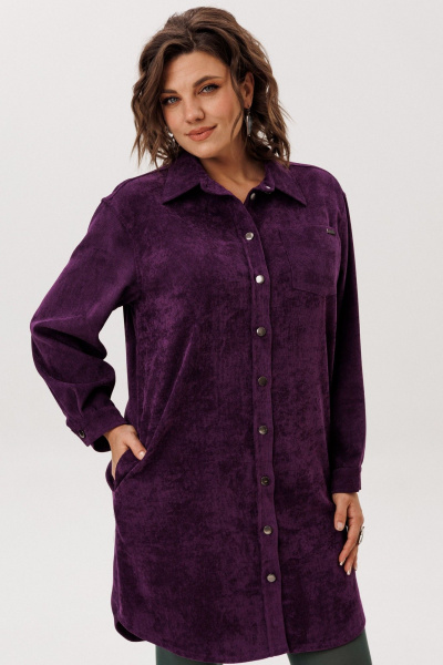 Платье Anelli 1771 сливовая_безмятежность - фото 8