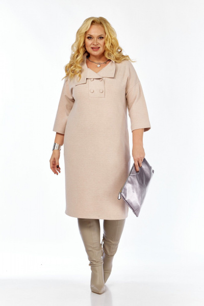 Платье БагираАнТа 1089 пудра - фото 7