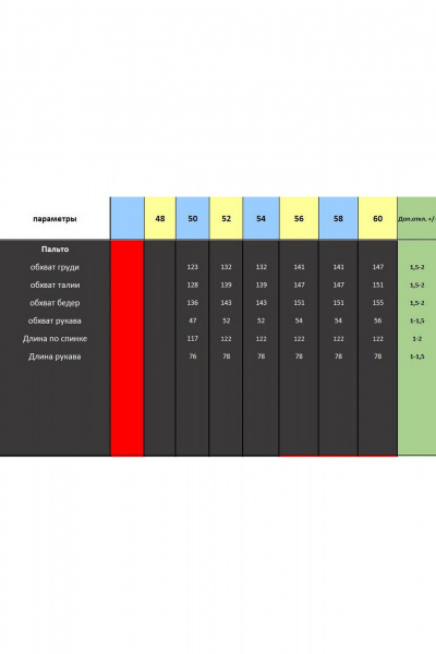 Пальто Lady Secret 5018/1 бордо_матовый - фото 8