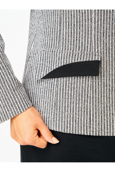 Жакет, юбка Zlata 4461 св_серый - фото 4