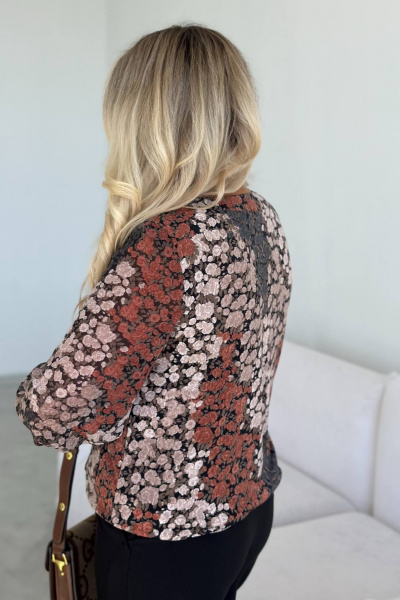 Блуза LindaLux 217 бабушкин_цветочек - фото 2