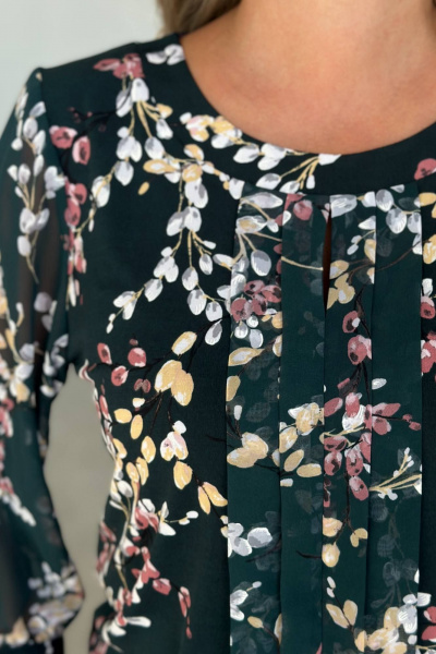 Блуза LindaLux 217 зеленая_верба - фото 6