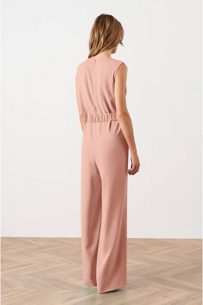 Комбинезон Nelva 31041 пудрово-розовый - фото 3