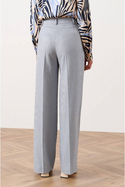 Брюки Nelva 31053 сине-голубой полоска - фото 5