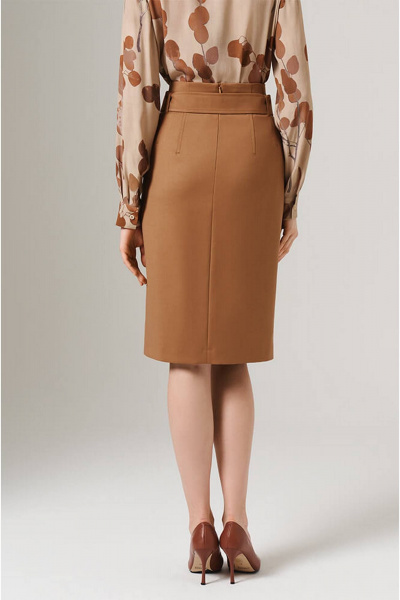 Юбка Nelva 4859 бежевый - фото 4