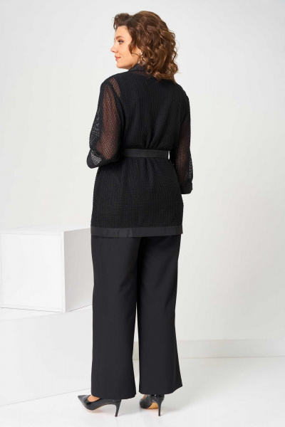Брюки, кардиган, топ Асолия 1514 черный - фото 8