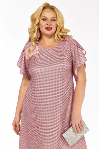 Платье Belinga 1240 розовый - фото 5