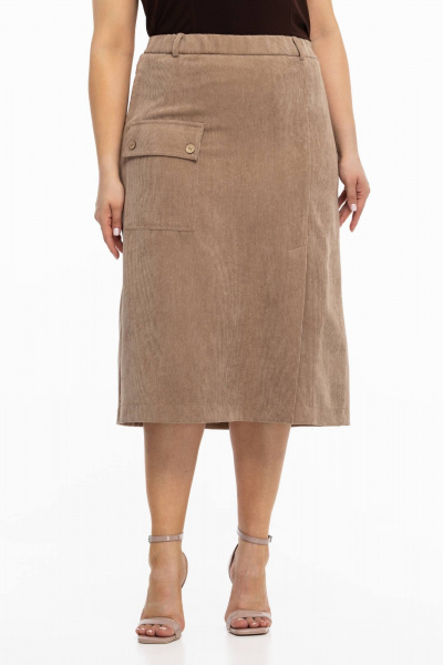 Юбка Avila 0949 бежевый - фото 4