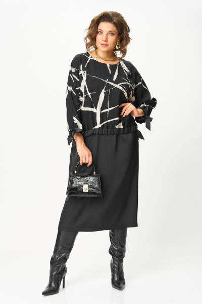 Платье Aira Style 24429 черный - фото 1