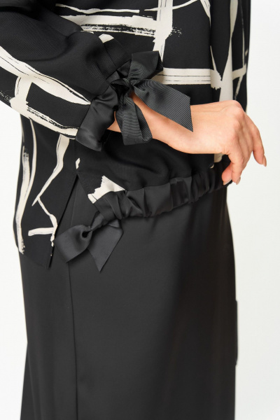 Платье Aira Style 24429 черный - фото 3