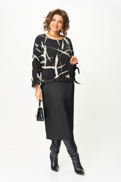 Платье Aira Style 24429 черный - фото 2