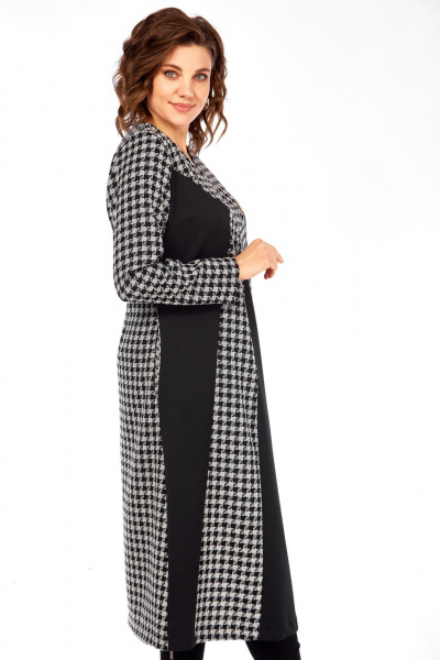 Платье Celentano lite 5070 гусиная_лапка/однотон - фото 7